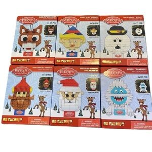 Rudolph Brickcraft Block Building Set NEW Bumble Hermey Yukon Sam Santa Figure